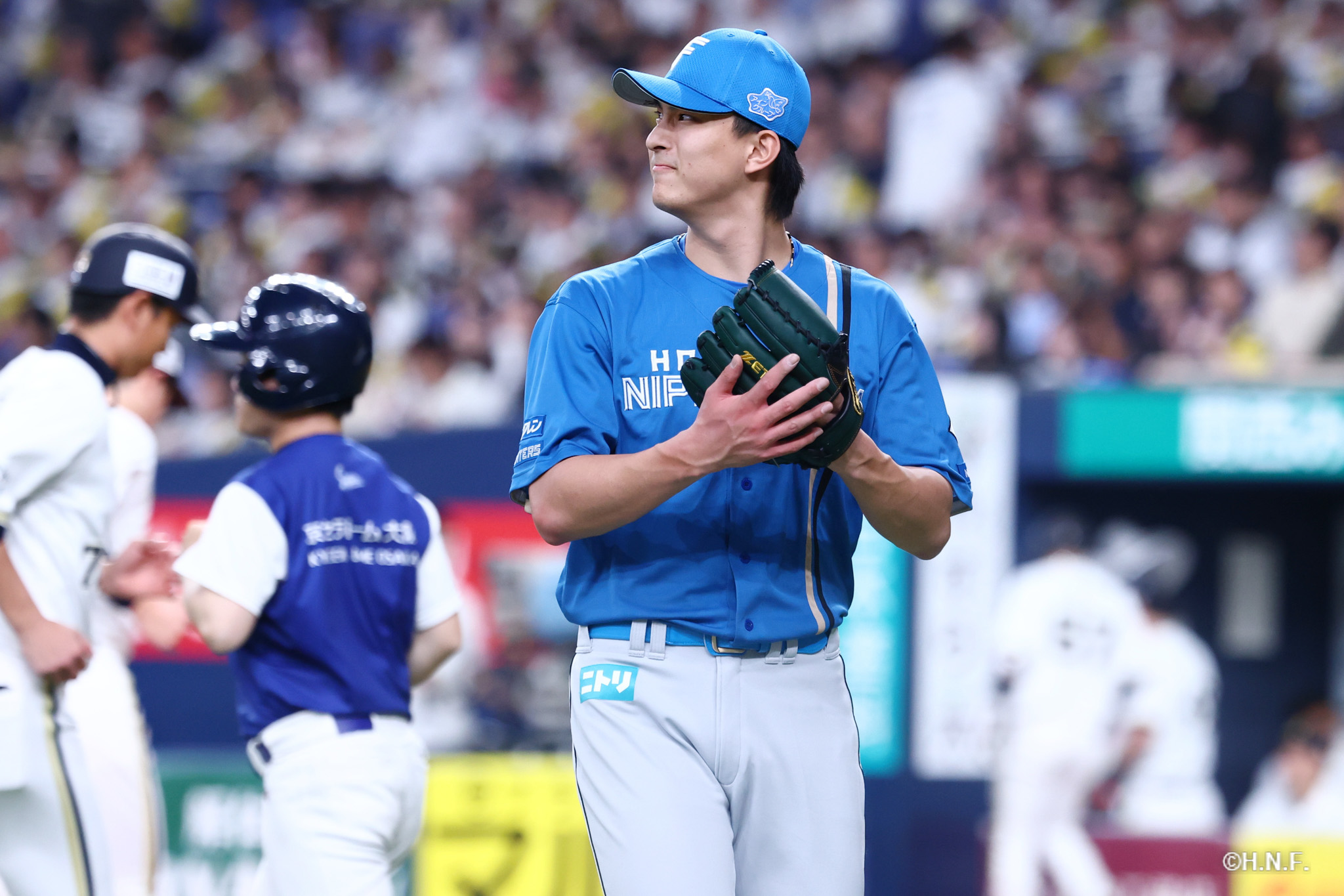 先発の達投手04