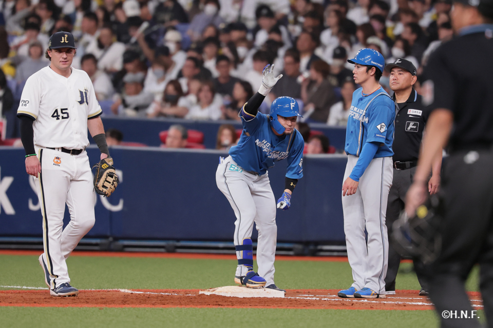 8回表、水野選手02