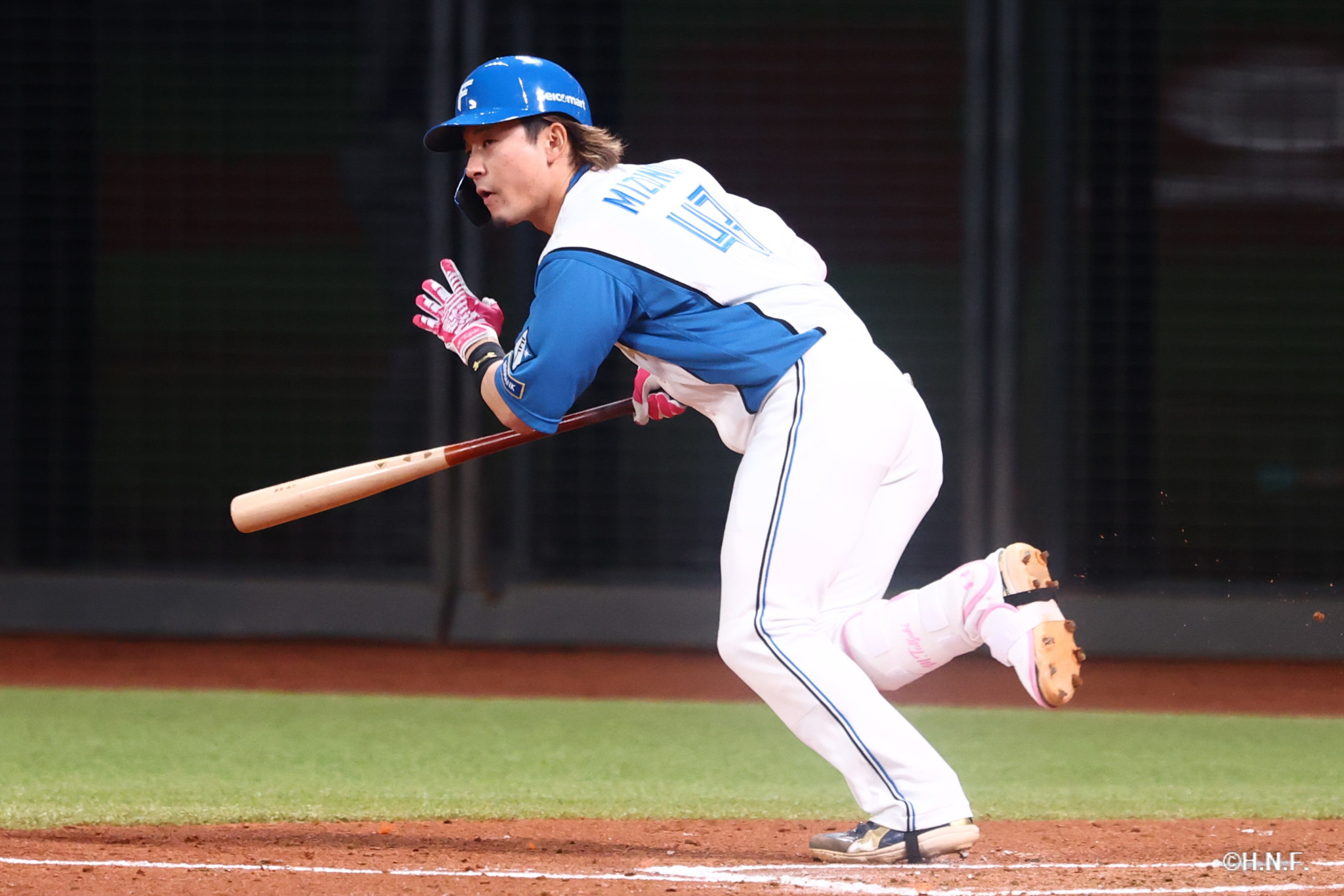 3回裏、水野選手
