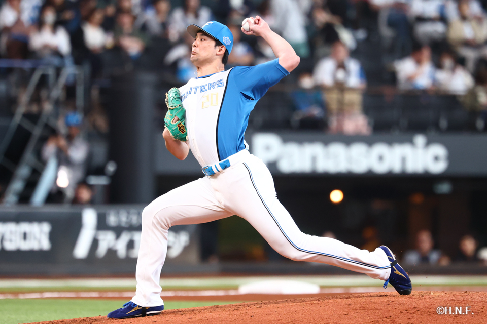 7回表、上原投手