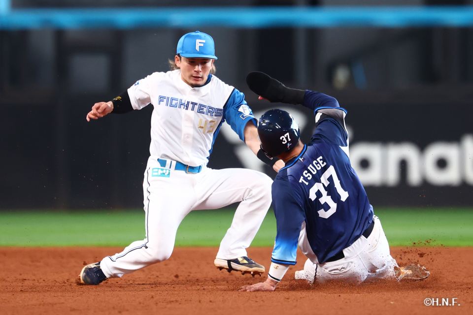 7回裏、水野選手