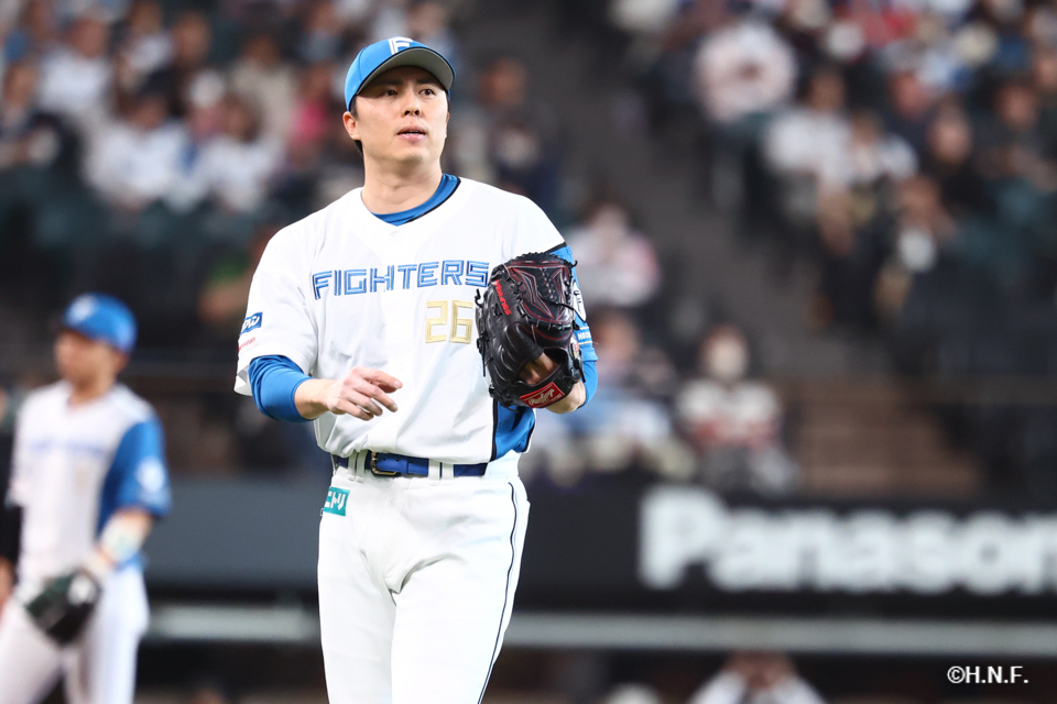 8回表、田中正義投手