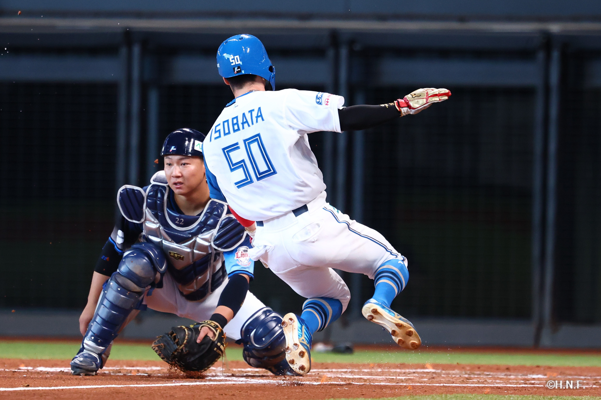   <span>3回裏、五十幡選手03</span>
