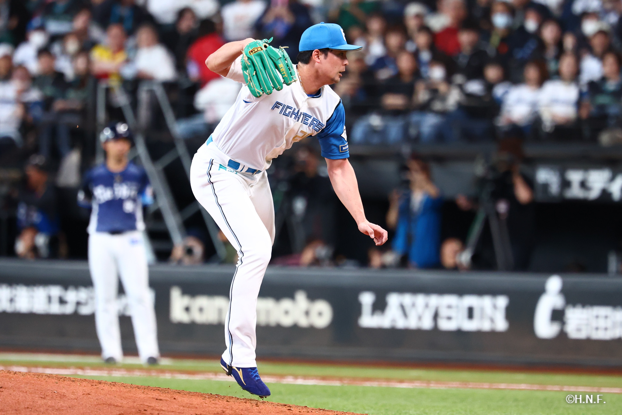 7回表、上原投手
