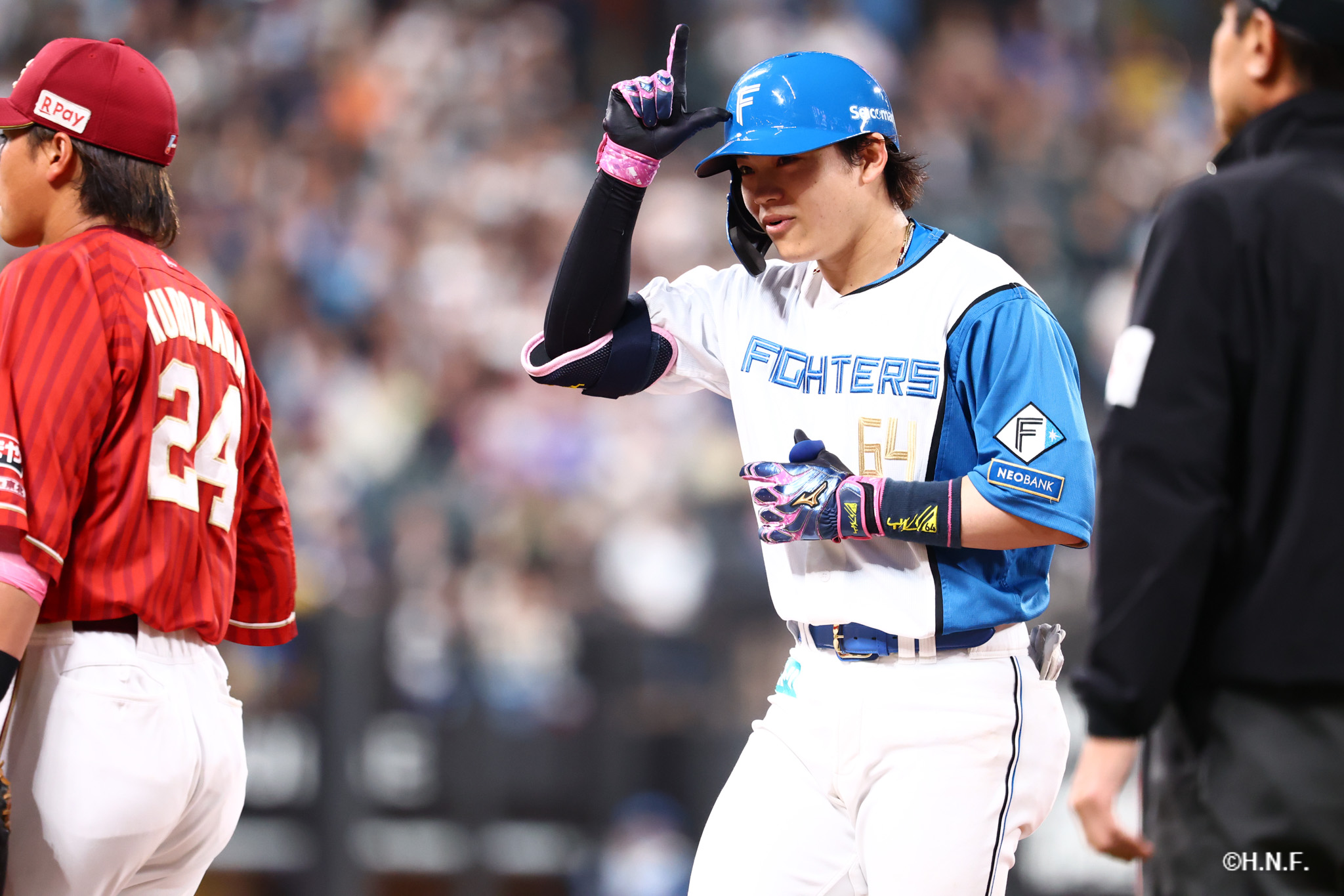 2回裏、田宮選手02