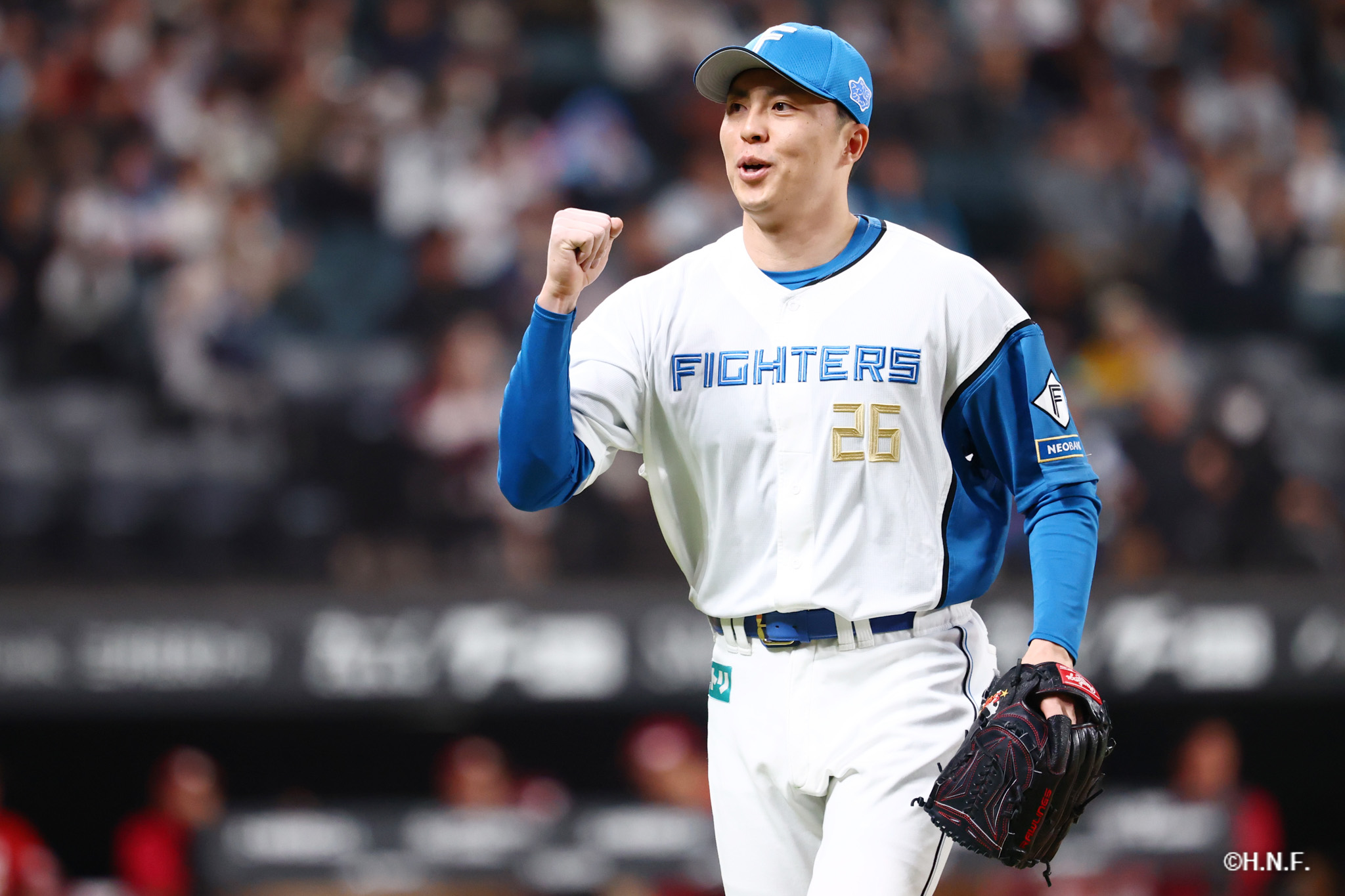 8回表、田中正義投手