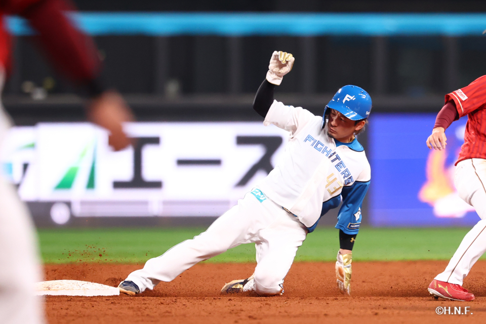 6回裏、水野選手