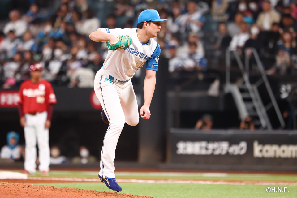 7回表、上原投手