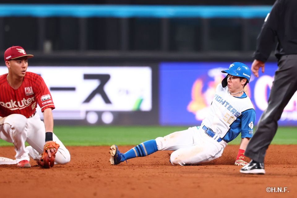 7回裏、五十幡選手