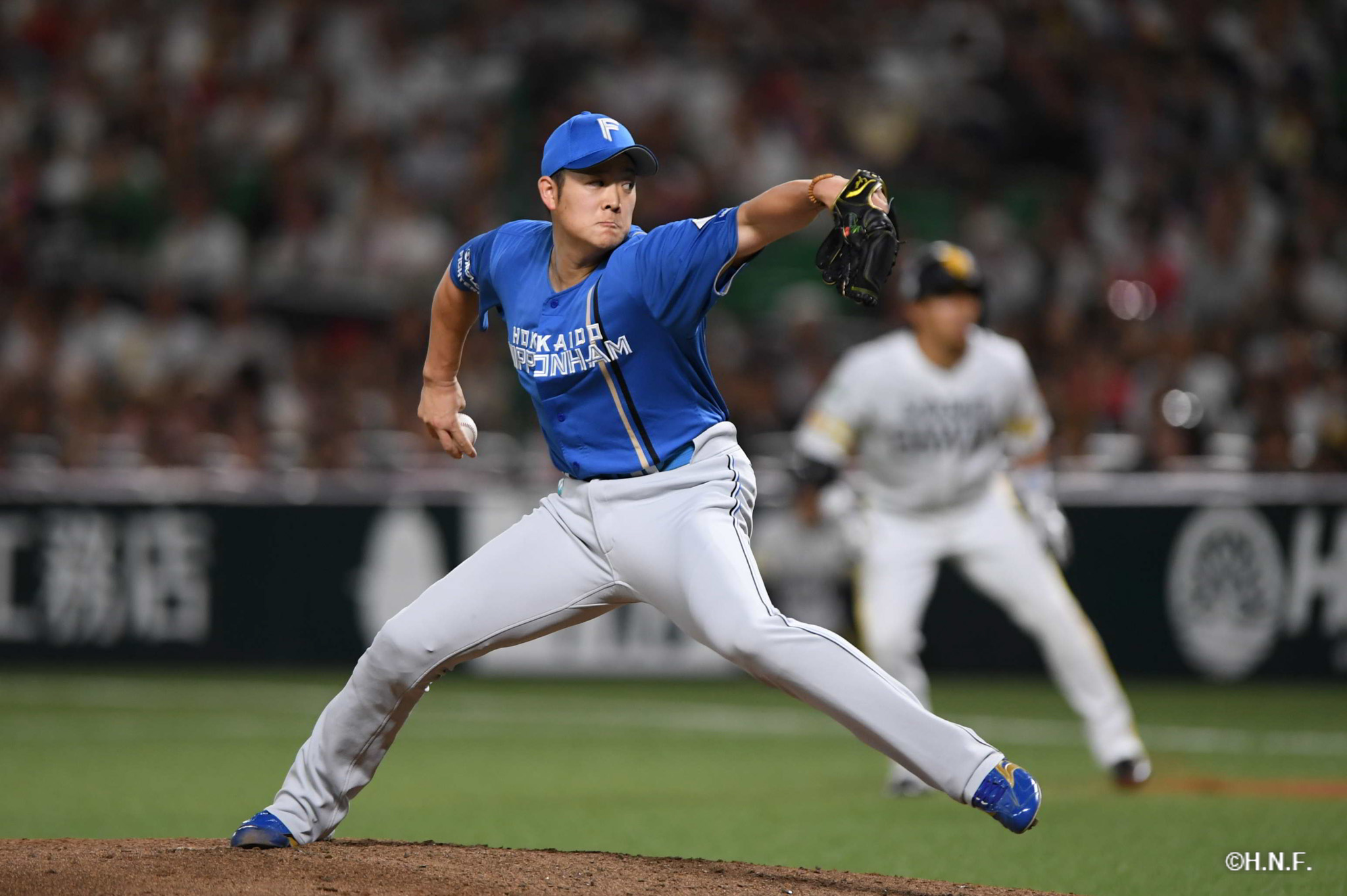 7回裏、齋藤投手