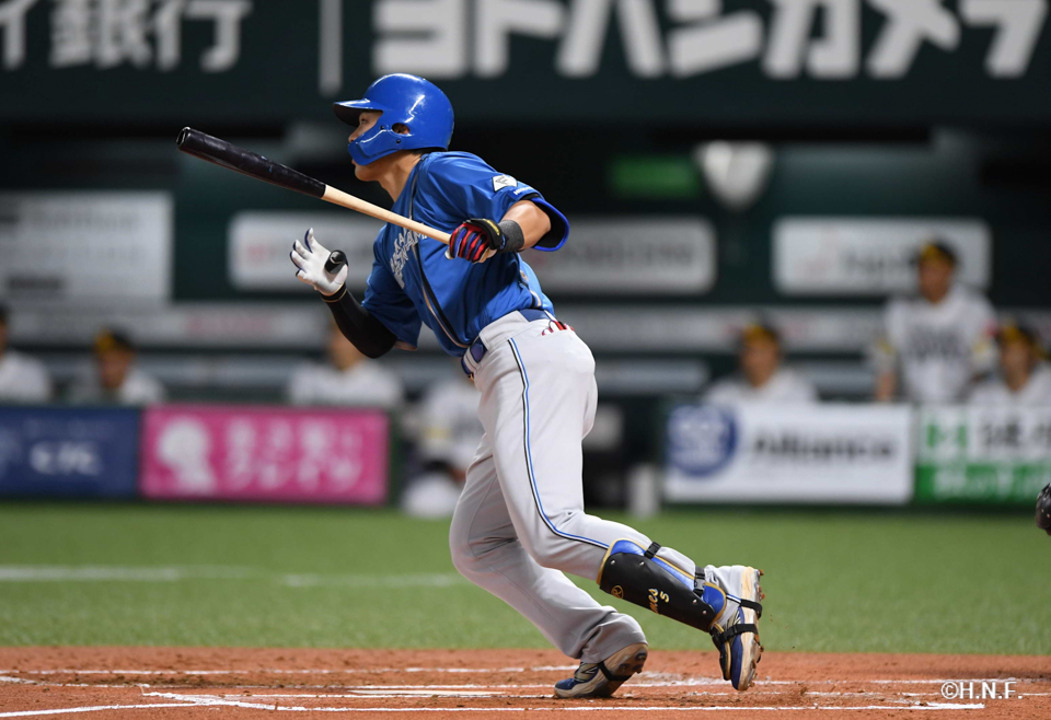 2回表、野村選手01