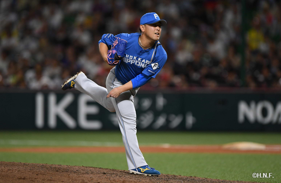 5回裏、河野投手