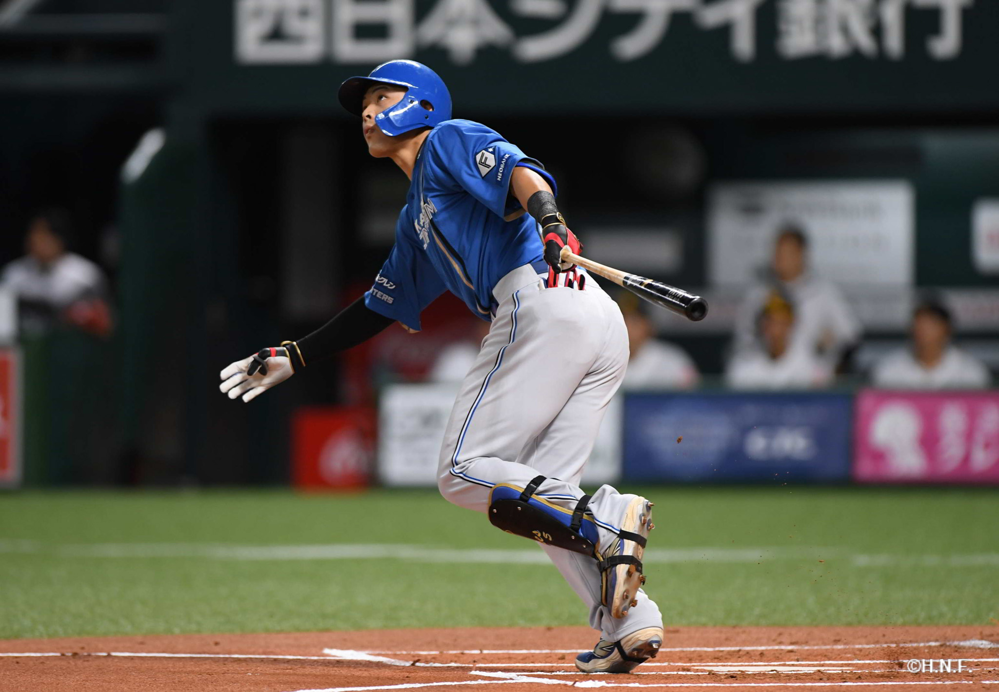 1回表、野村選手01