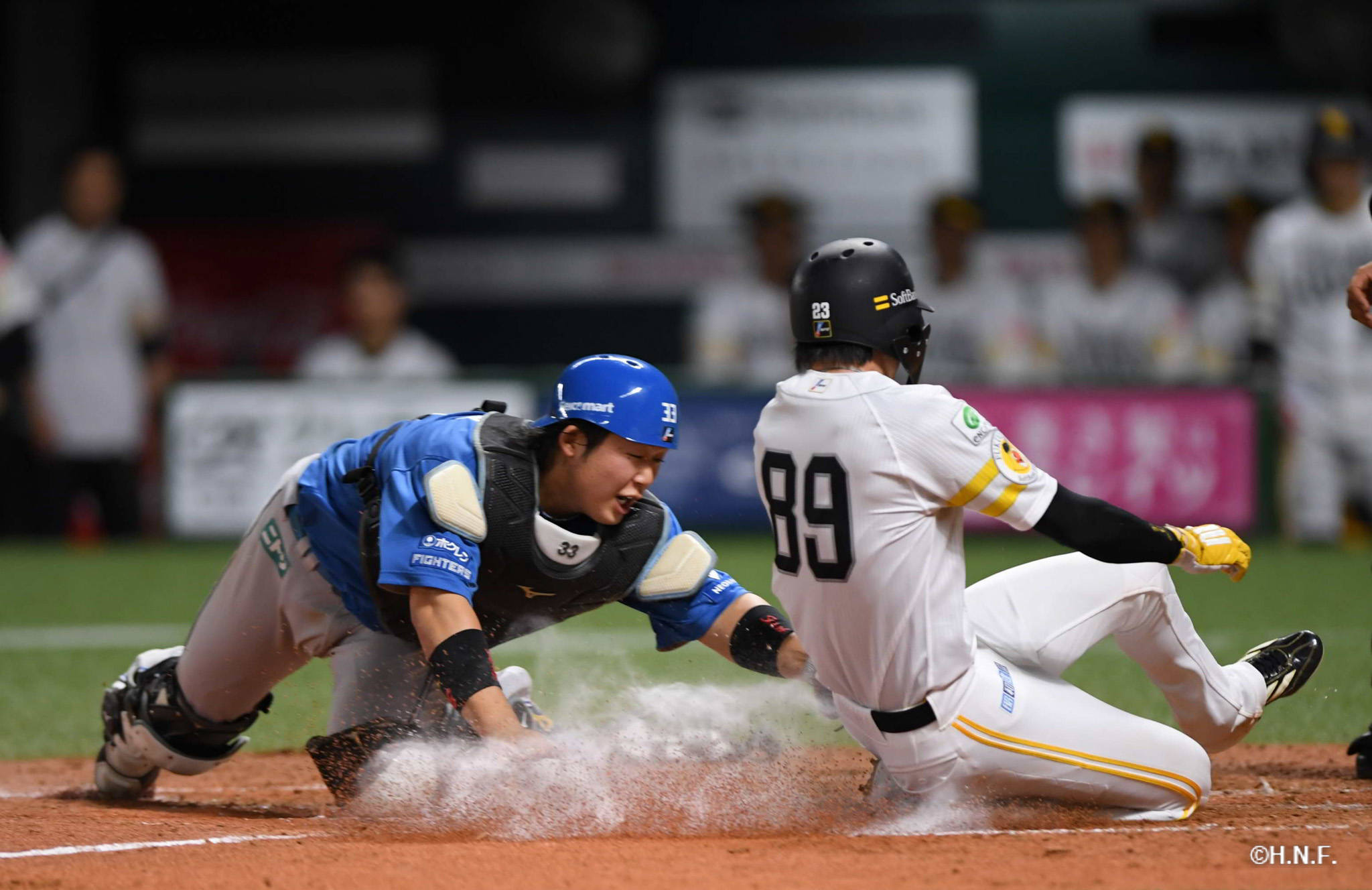 4回裏、進藤選手