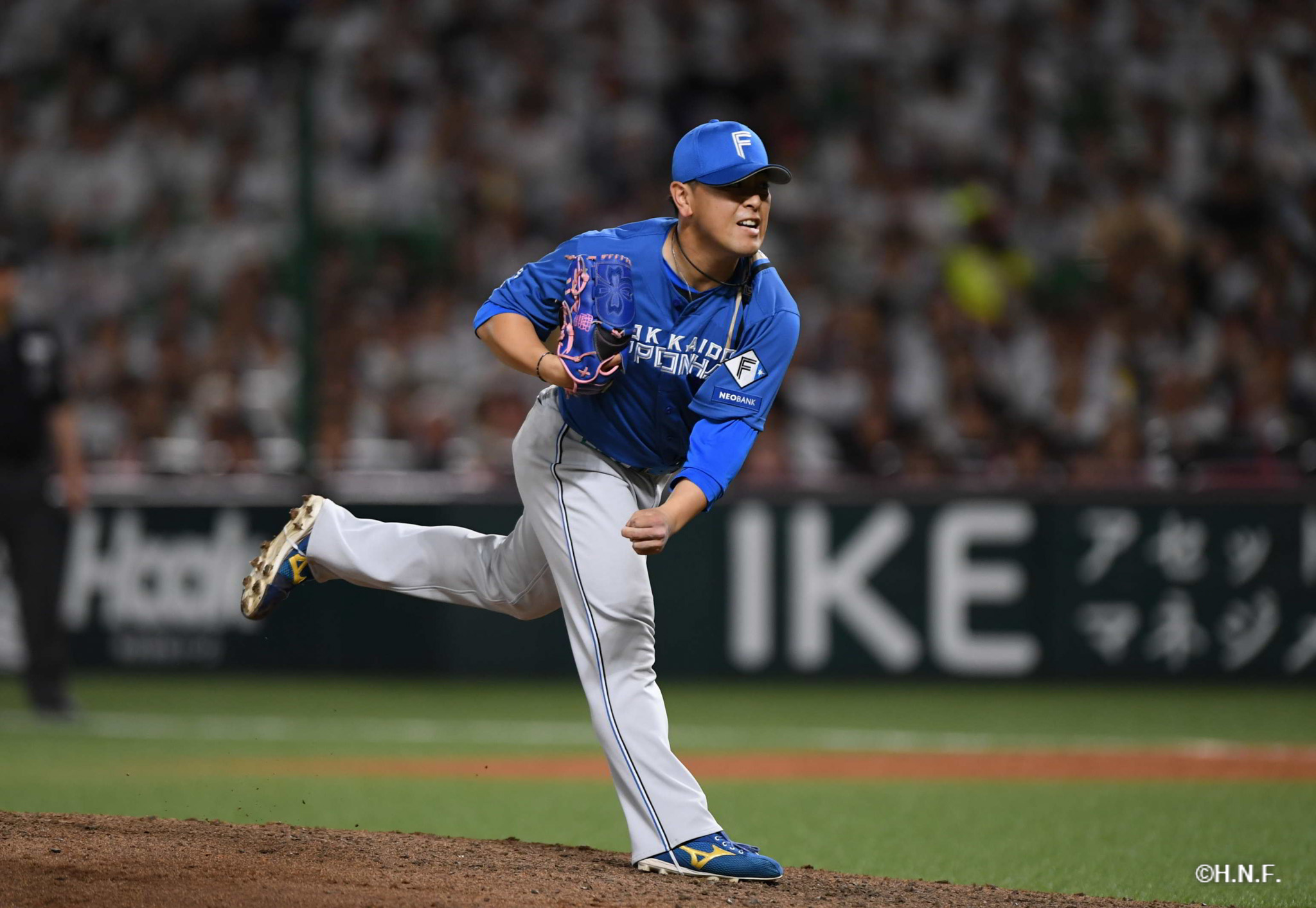 5回裏、河野投手