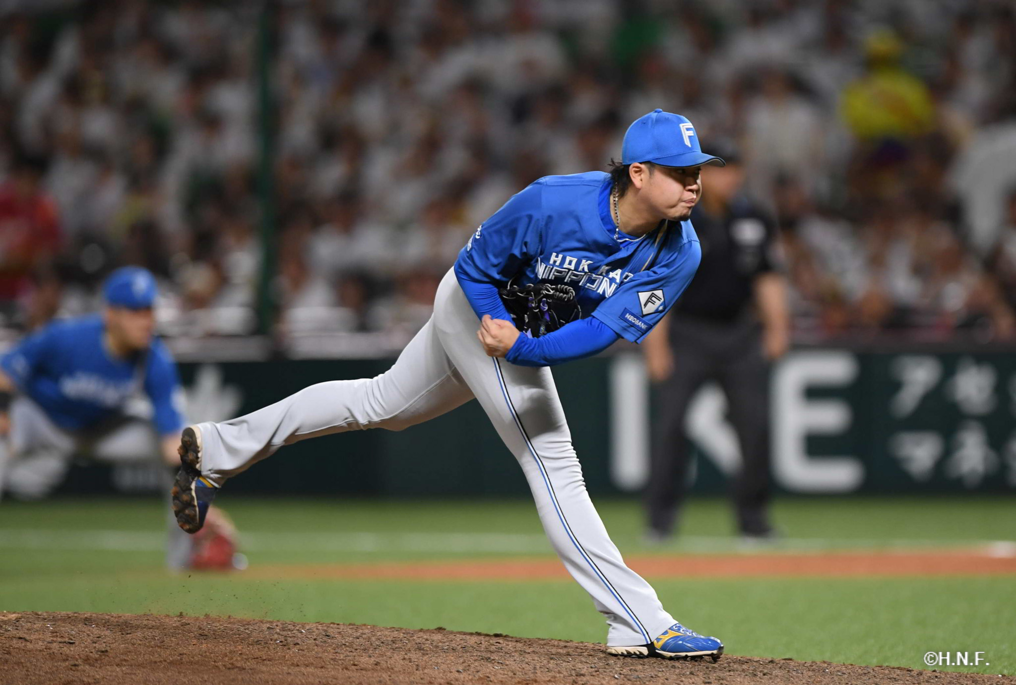 6回裏、堀投手