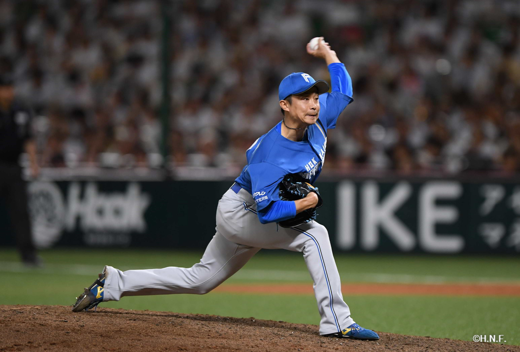 7回裏、島本投手