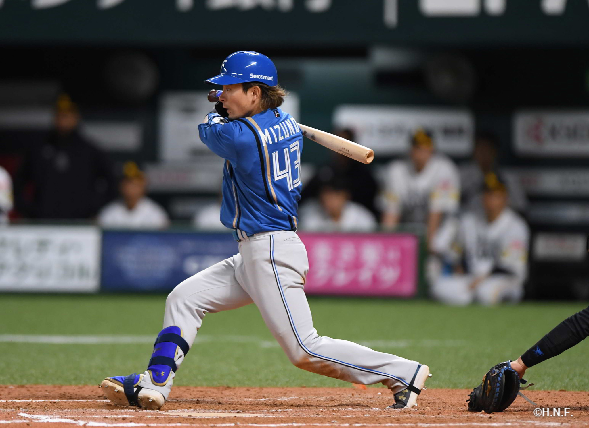 8回表、水野選手