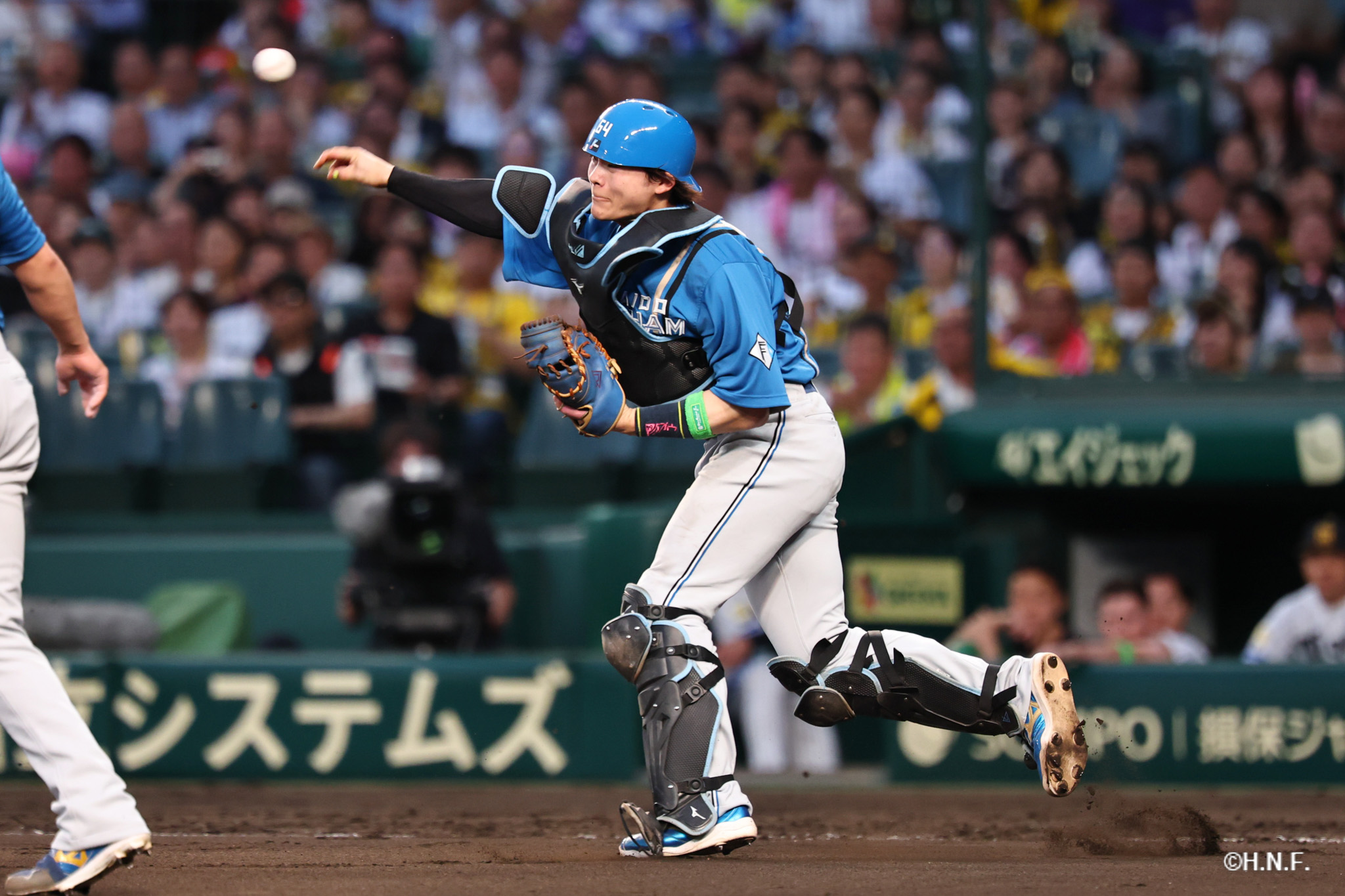 4回裏、田宮選手