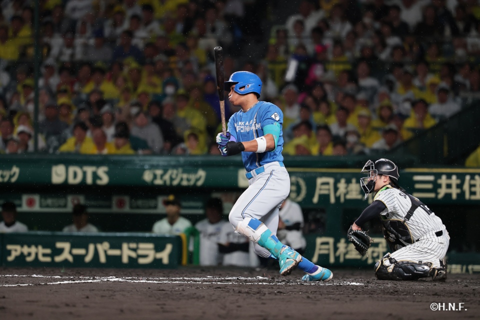 6回表、万波選手