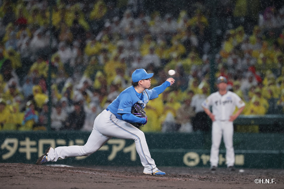 6回裏、堀投手02