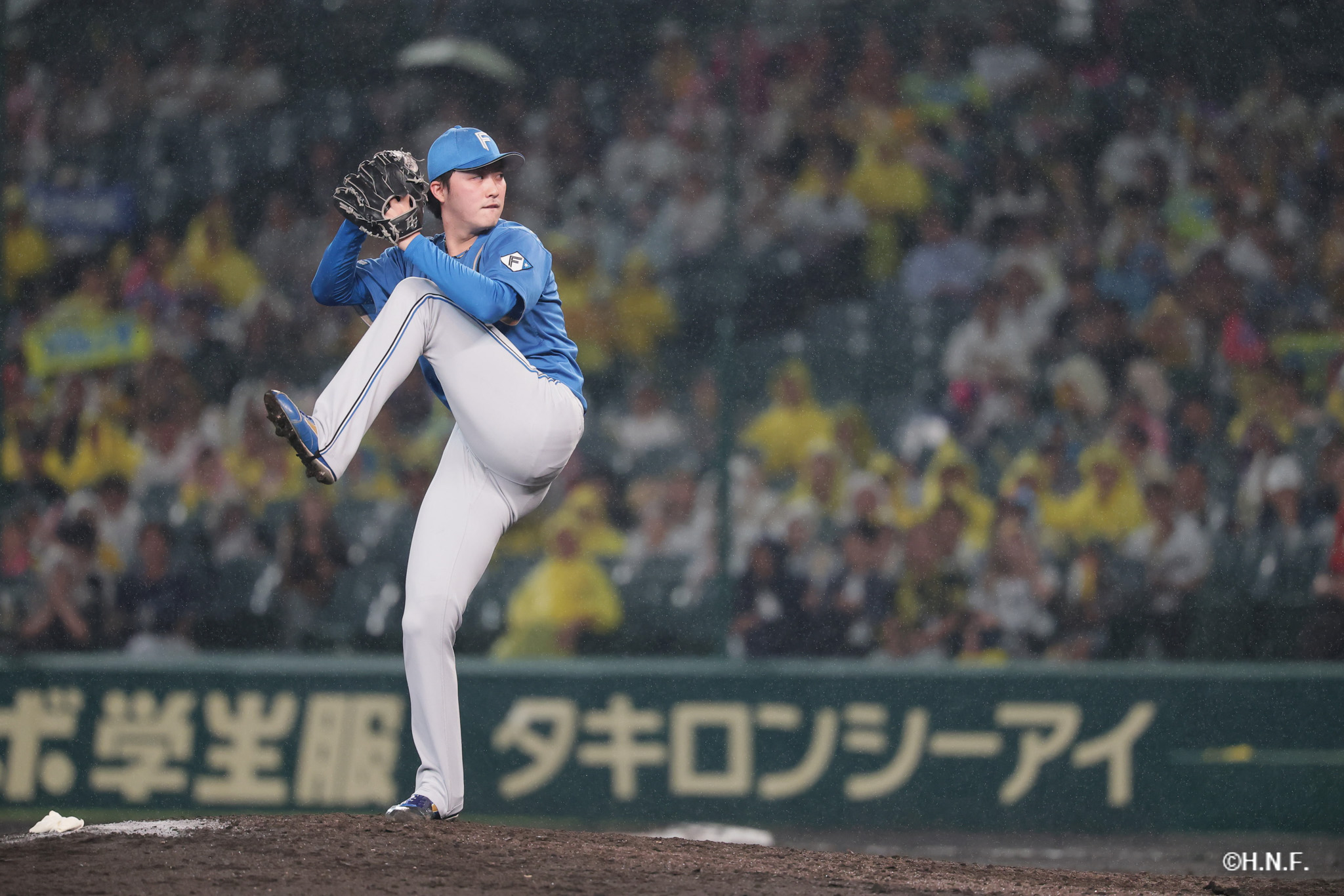 9回裏、柳川投手