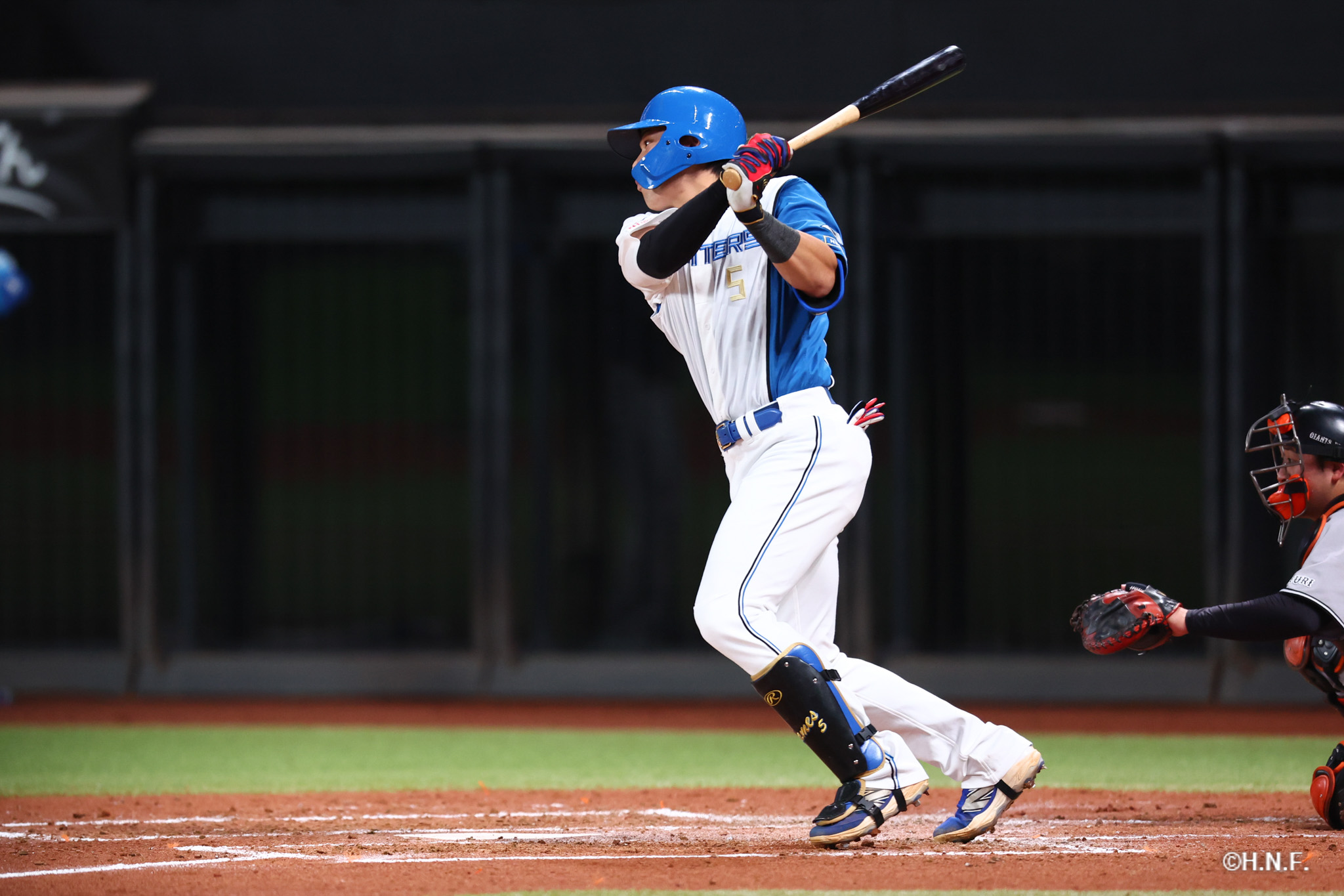 2回裏、野村選手01