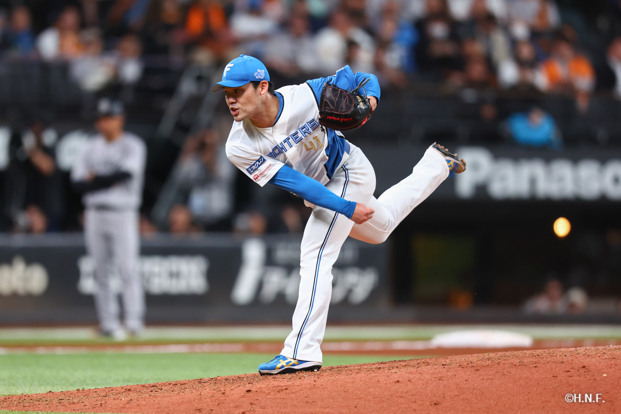 8回表、福谷投手