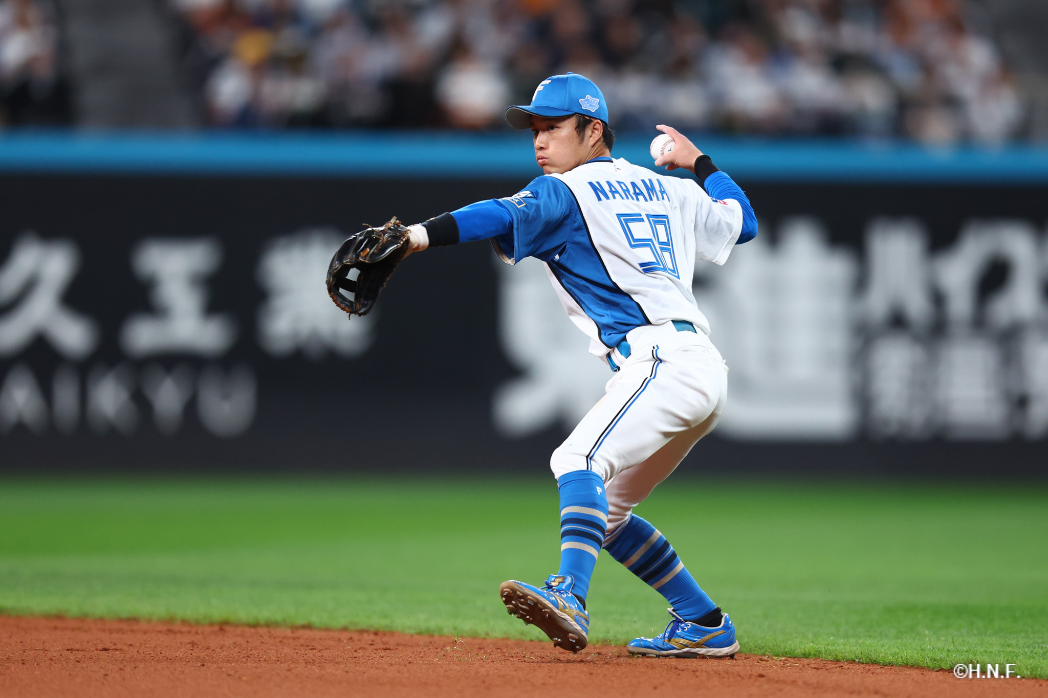 8回表、奈良間選手