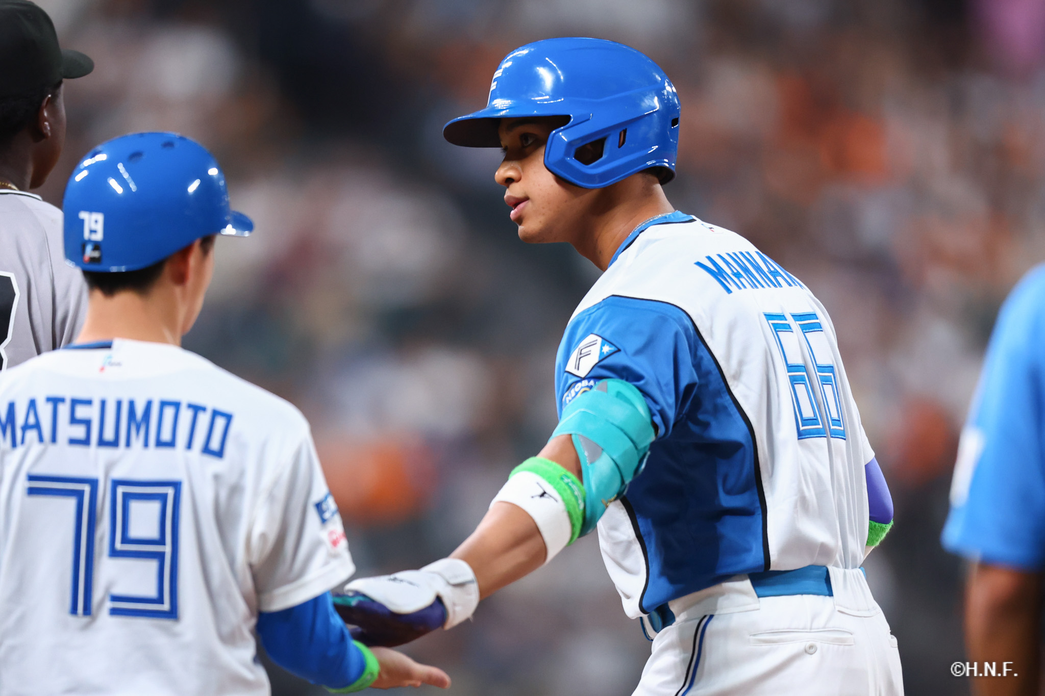 9回裏、万波選手02