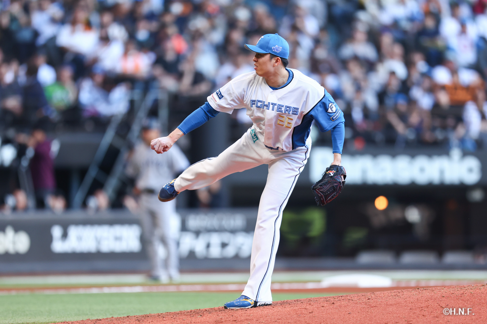 8回表、田中正義投手