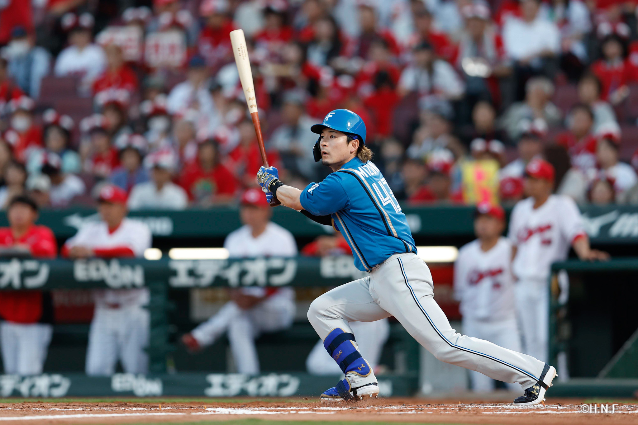 3回表、水野選手01