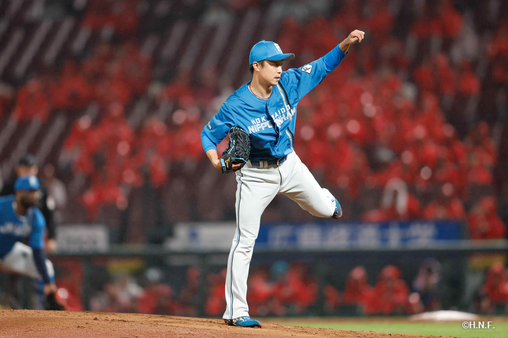 6回裏、島本投手