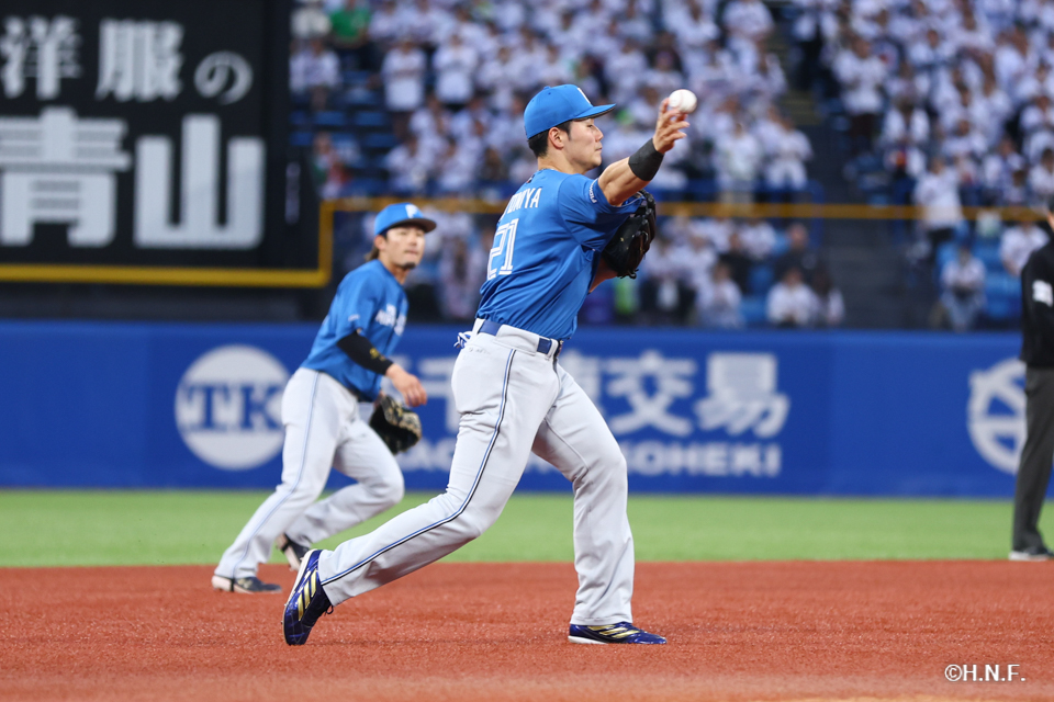3回裏、清宮選手