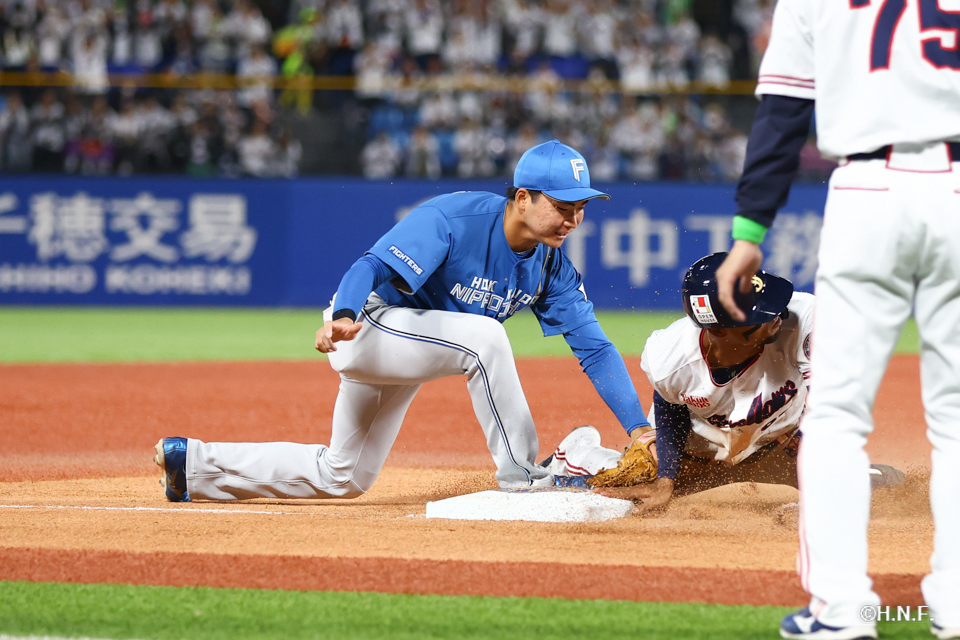9回裏、山縣選手