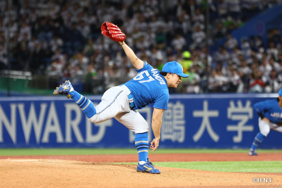 11回裏、山本投手