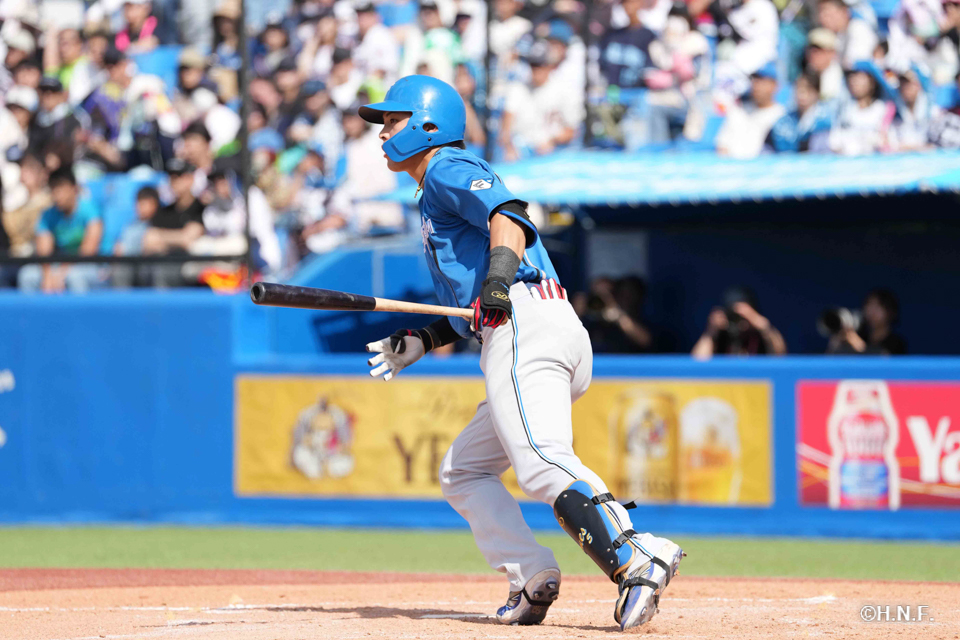 4回表、野村選手01