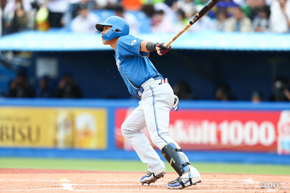 1回表、野村選手