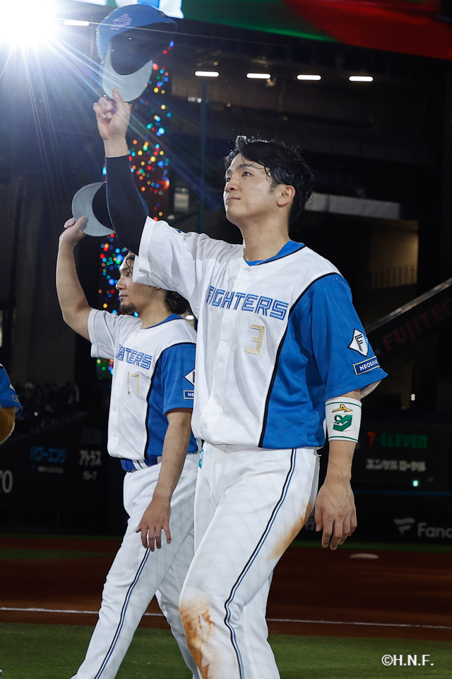 ヒーローの郡司選手