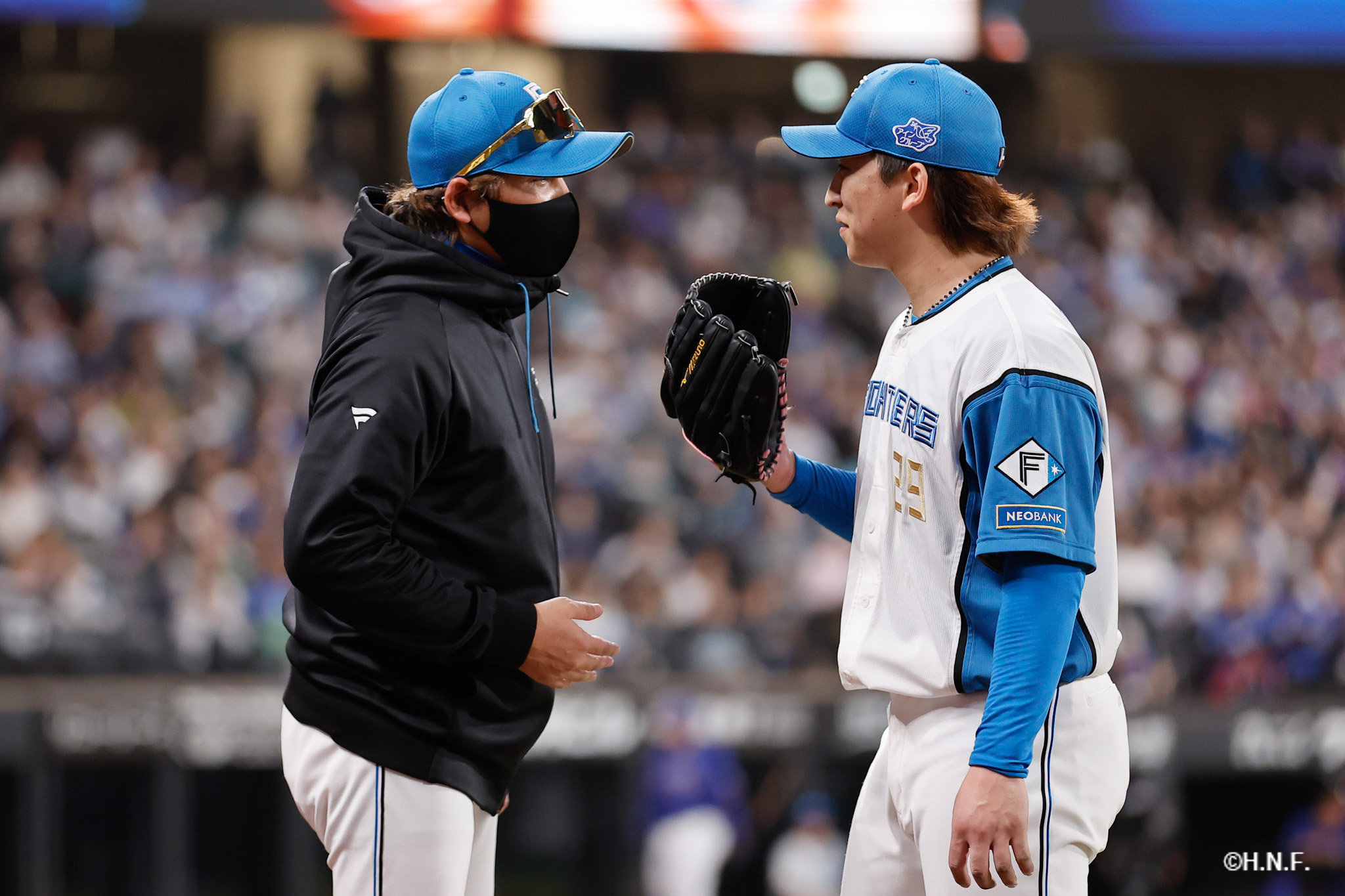 先発の細野投手10