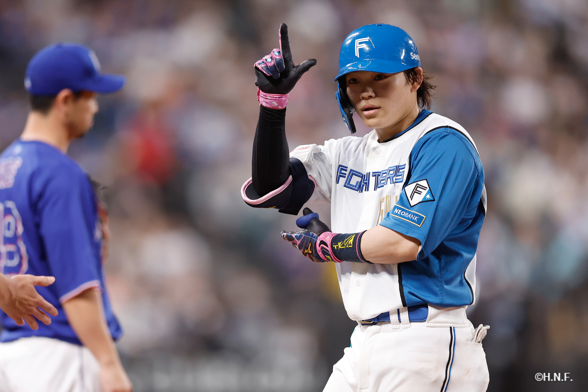 5回裏、田宮選手01