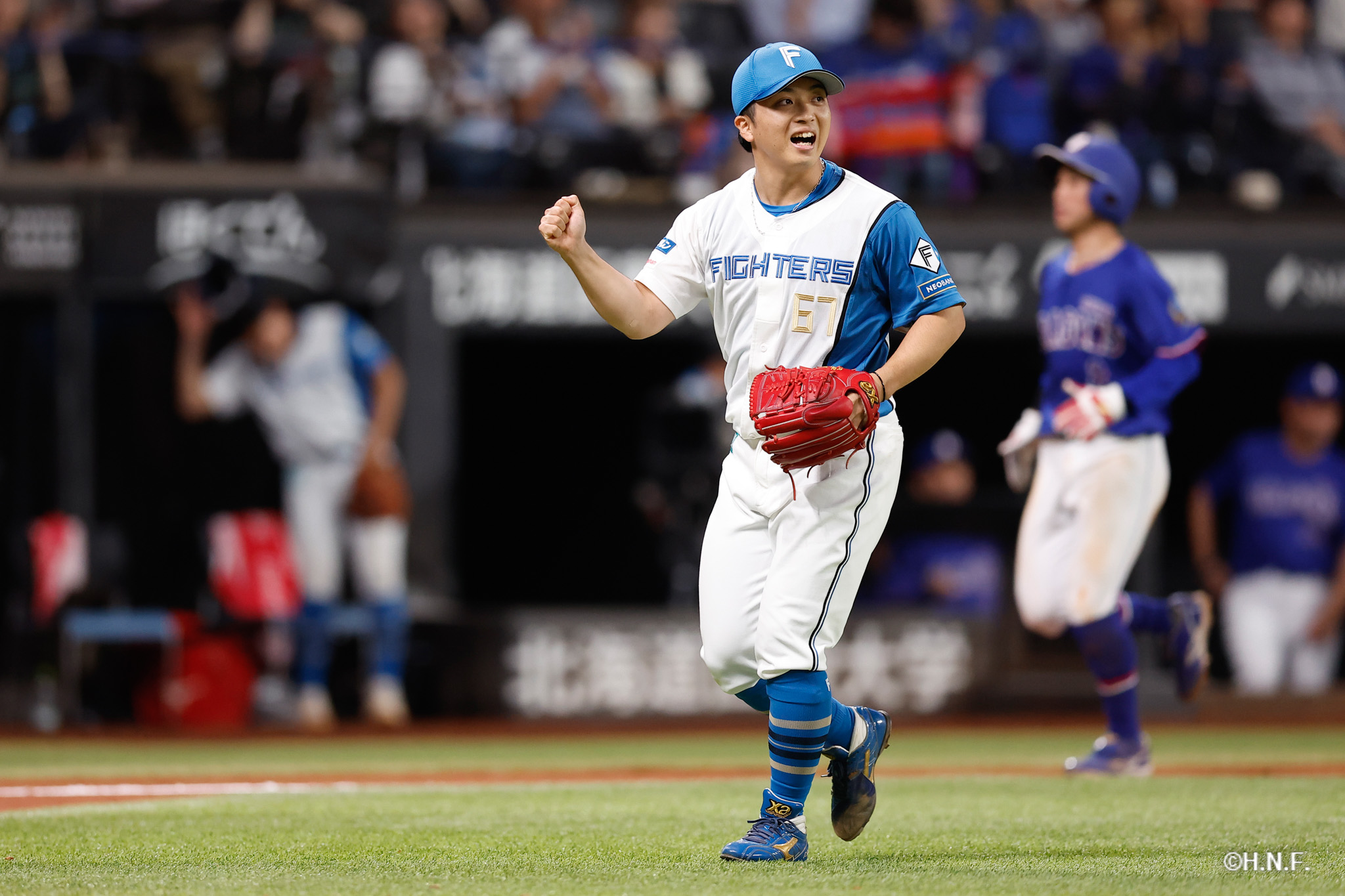 7回表、山本投手02