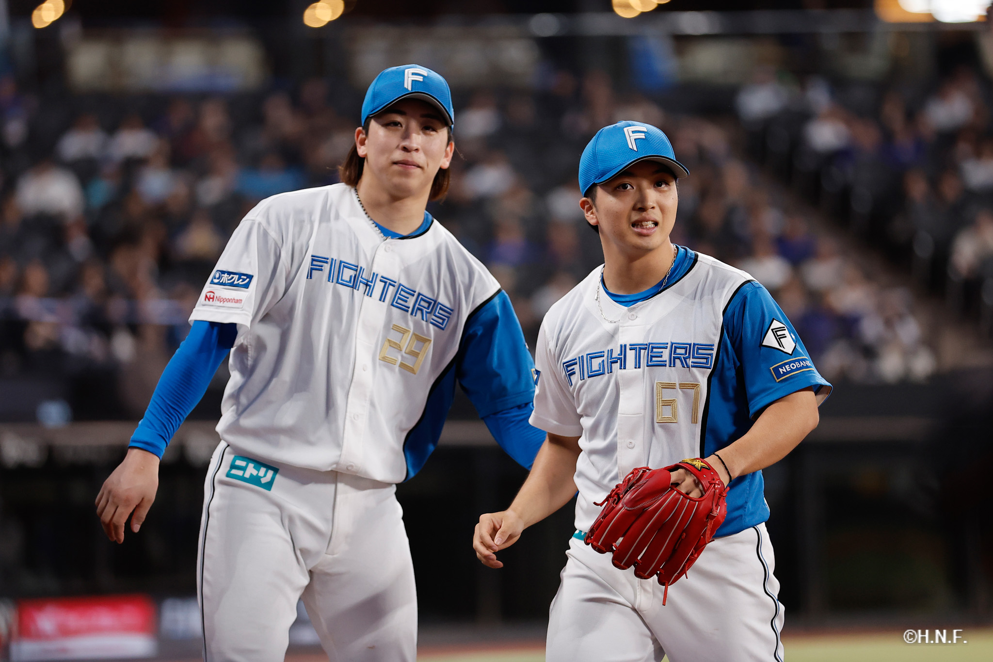 7回表、山本投手と細野投手02