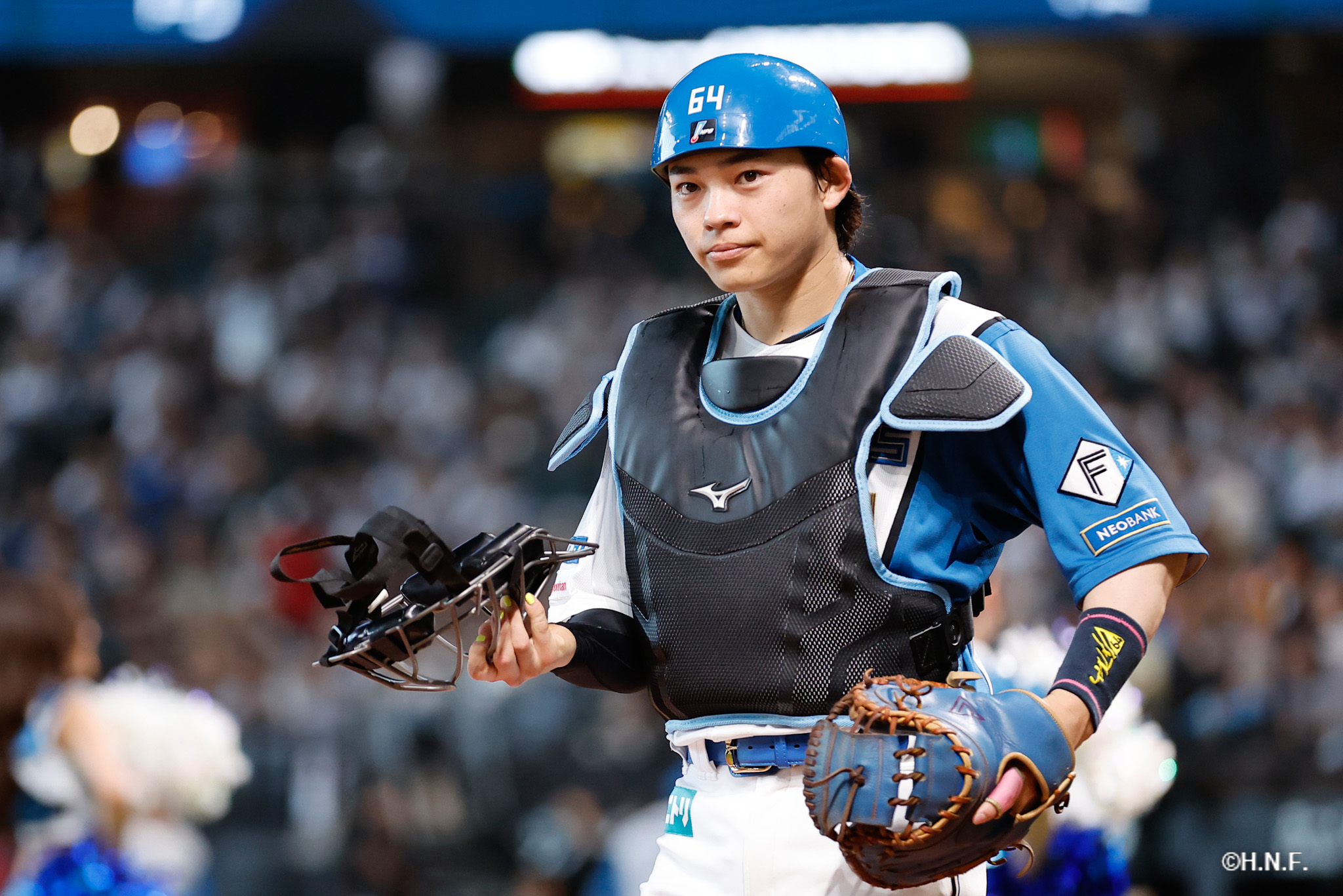 試合前の田宮選手