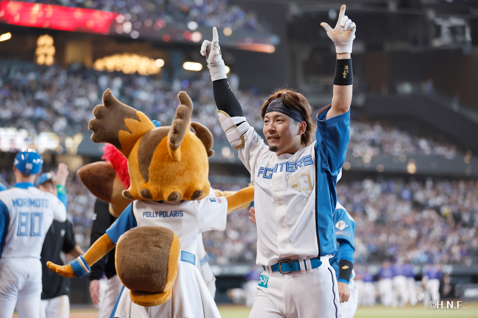 9回裏、水野選手17