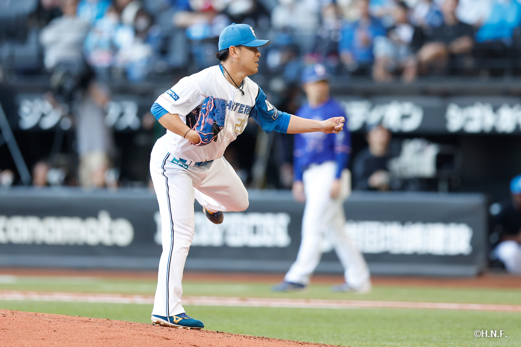 4回表、河野投手02