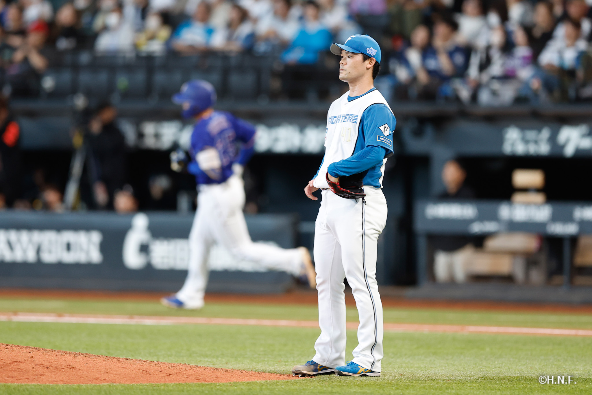 7回表、福谷投手