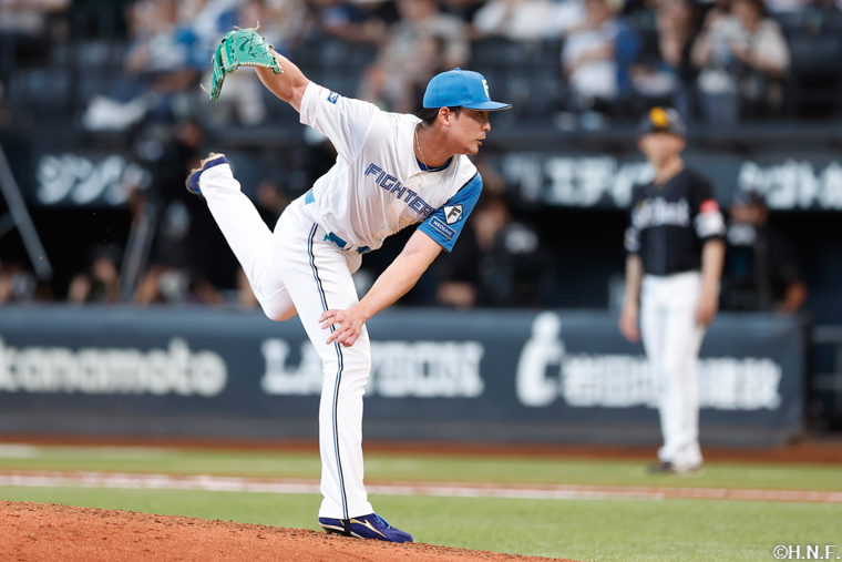 7回表、上原投手