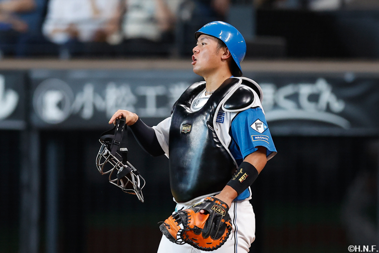 8回表、吉田選手