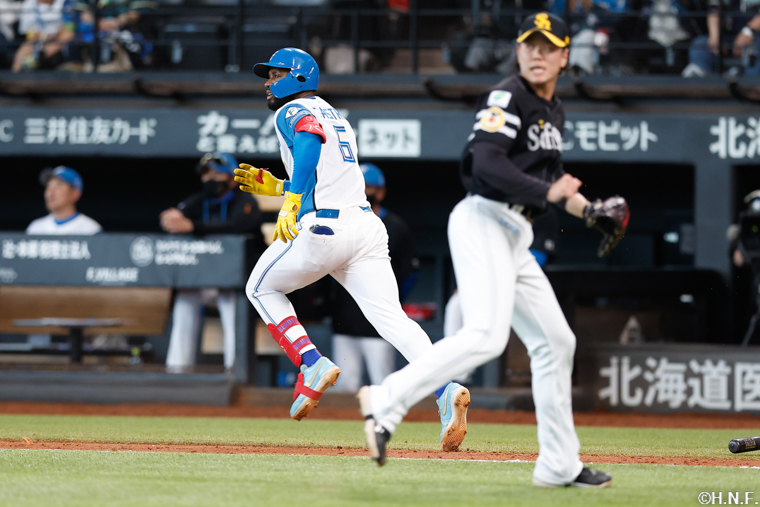 8回裏、カストロ選手